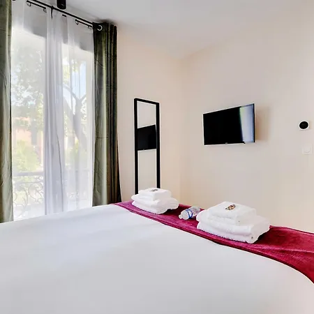 Apartman Parisian With Air Conditioning Eiffel Tower *