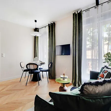 Apartman Parisian With Air Conditioning Eiffel Tower *