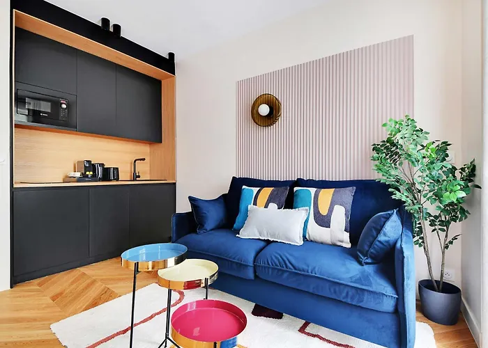 Parisian With Air Conditioning Eiffel Tower Apartmán Paříž